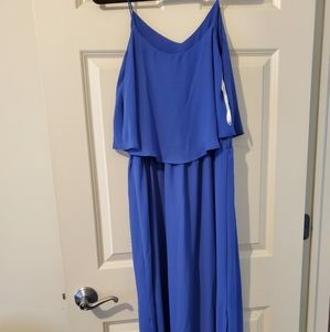 Blue maxi dress